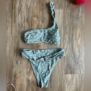 GREEN POLKA DOT BIKINI